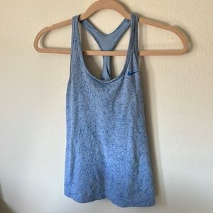 Blue Nike top
